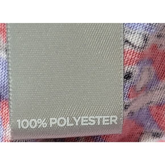 Avenue Pink Purple White Pleated Boat Collar Tie 22 24 Lightweight Soft Stretchy - Picture 8 of 8